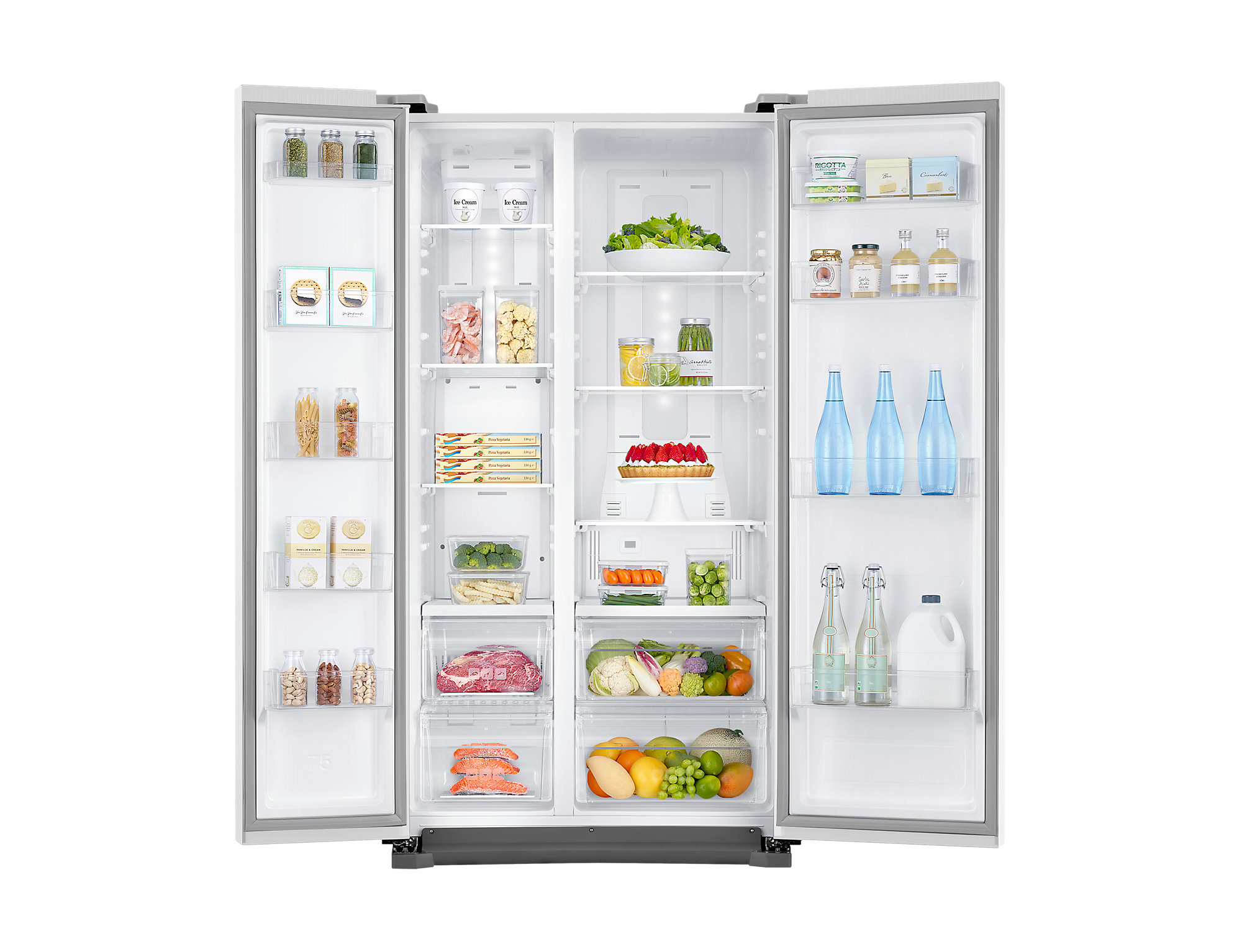 Samsung RS57K4000WW/EF side-by-side refrigerator Freestanding – image 5