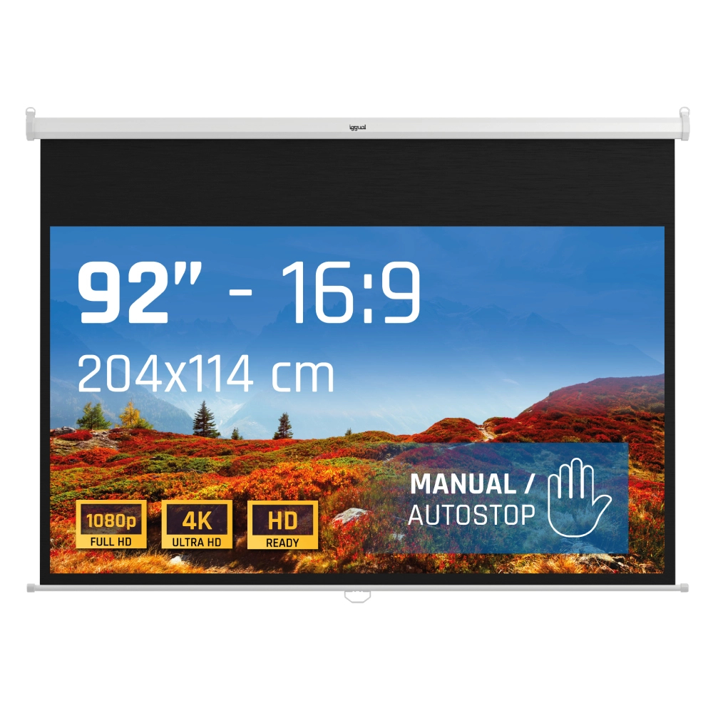 iggual PSIMS203 projection screen 2.34 m (92") 16:9 – image 1