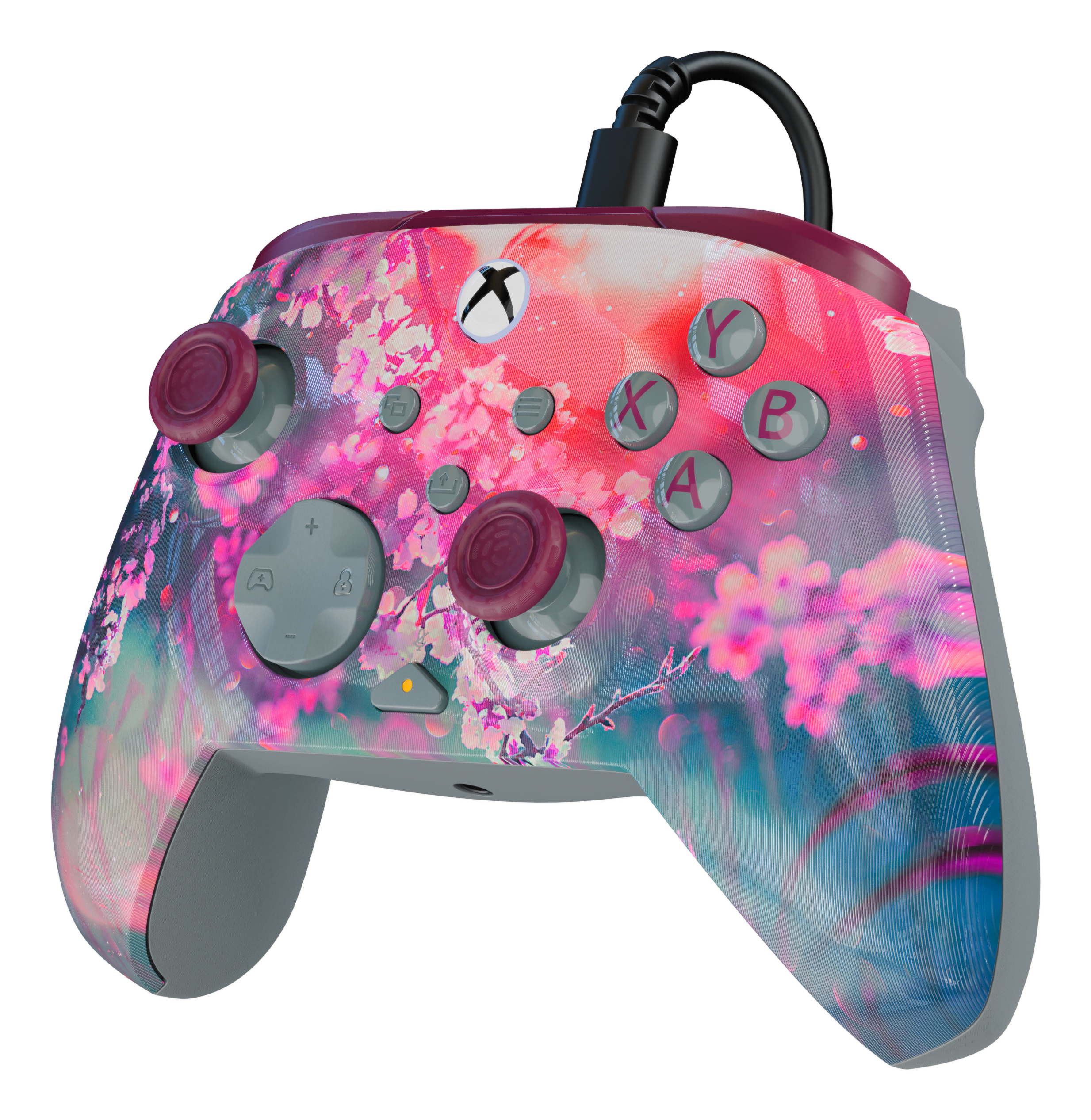 Turtle Beach Rematch Advanced Kyoto Bloom Manette de jeu filaire - Licence Xbox Series XS, Xbox One et PC avec Lenticulaire, multi-design, Boutons Programmables, Gâchettes et commandes audio