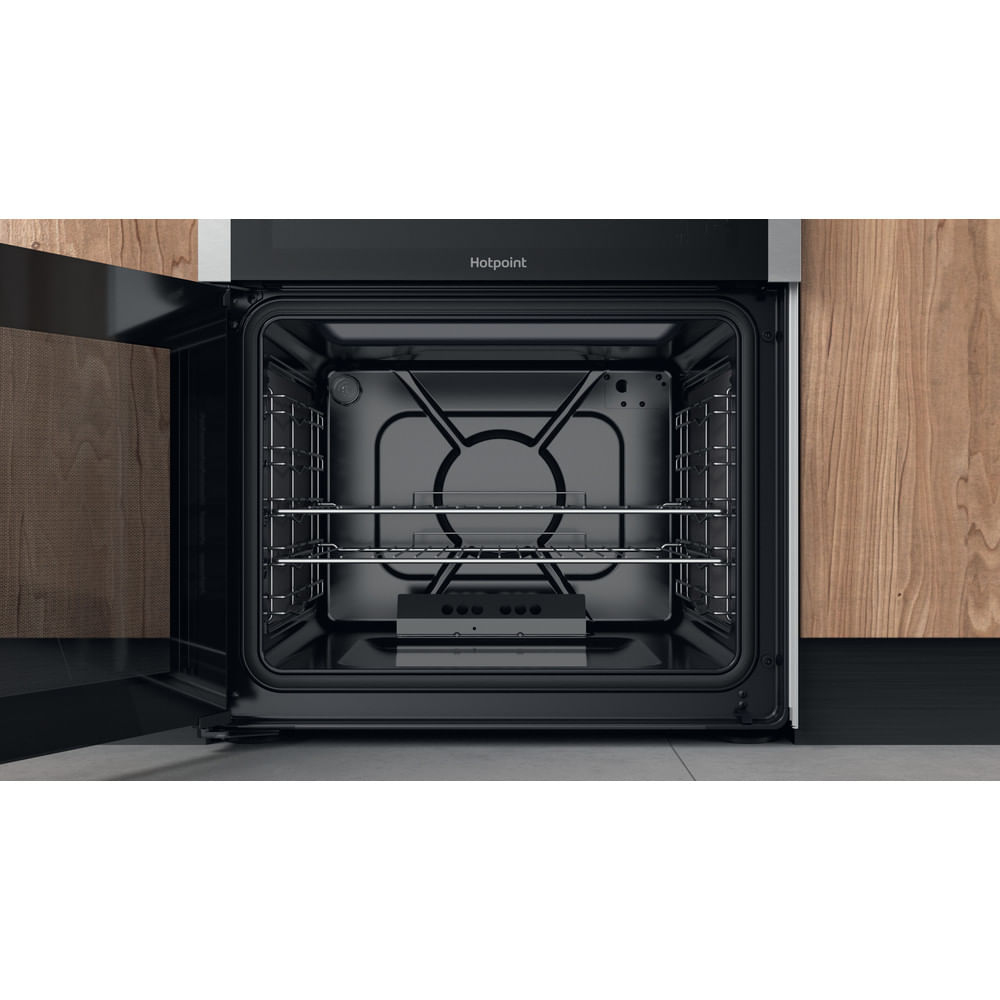 Hotpoint HDM67G0C2CX/UK Freestanding cooker Gas Silver – image 9