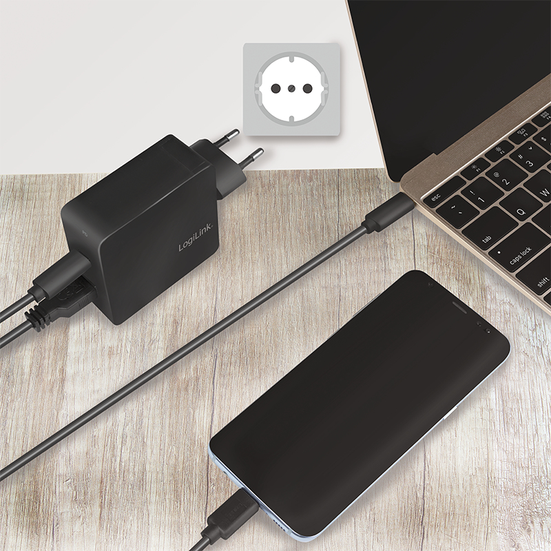 LogiLink PA0212 mobile device charger Universal Black AC Indoor – image 3
