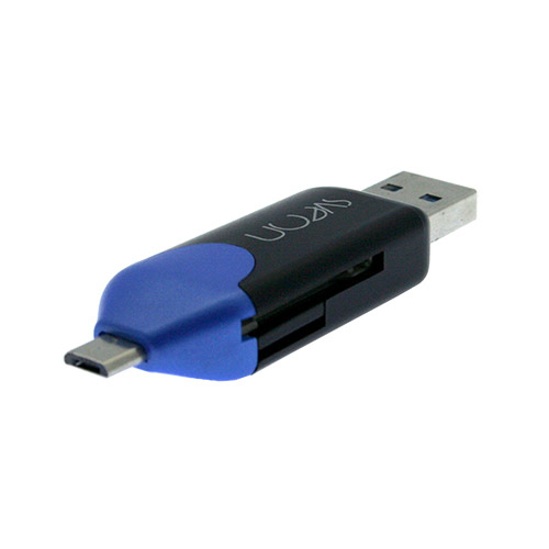 Sveon SCT209 card reader USB 2.0/Micro-USB Black, Blue – image 2