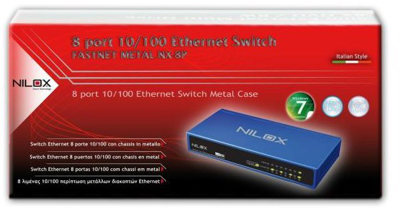 Nilox 16NX040801003 network switch Blue – image 2