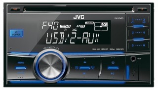 JVC KW-R400E car media receiver Black