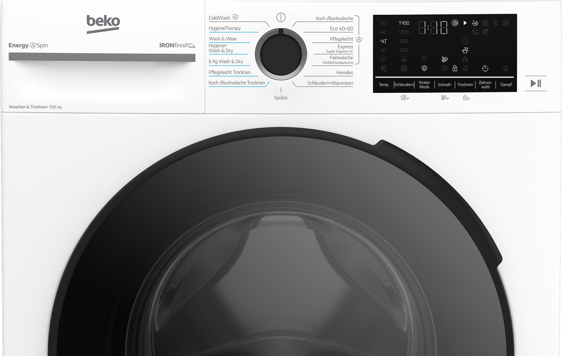 Beko BDFT4104A20C washer dryer Freestanding Front-load White – image 5