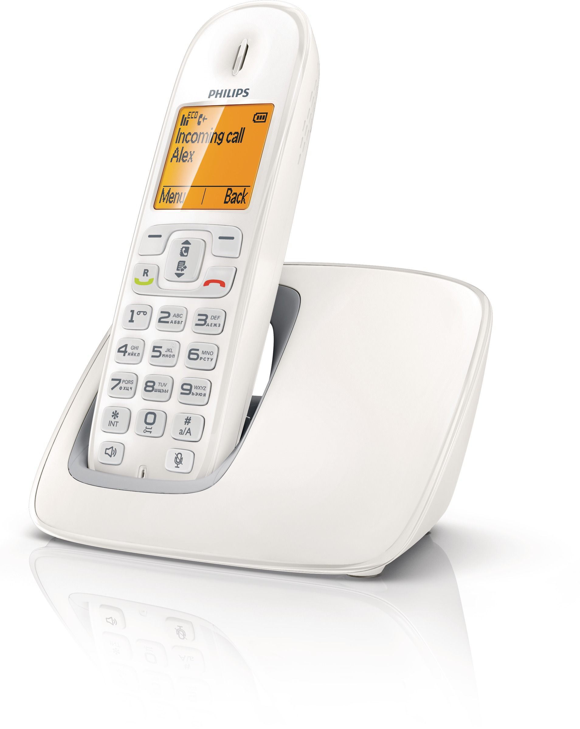 Philips BeNear CD2901W/51 telephone DECT telephone Caller ID White – image 1