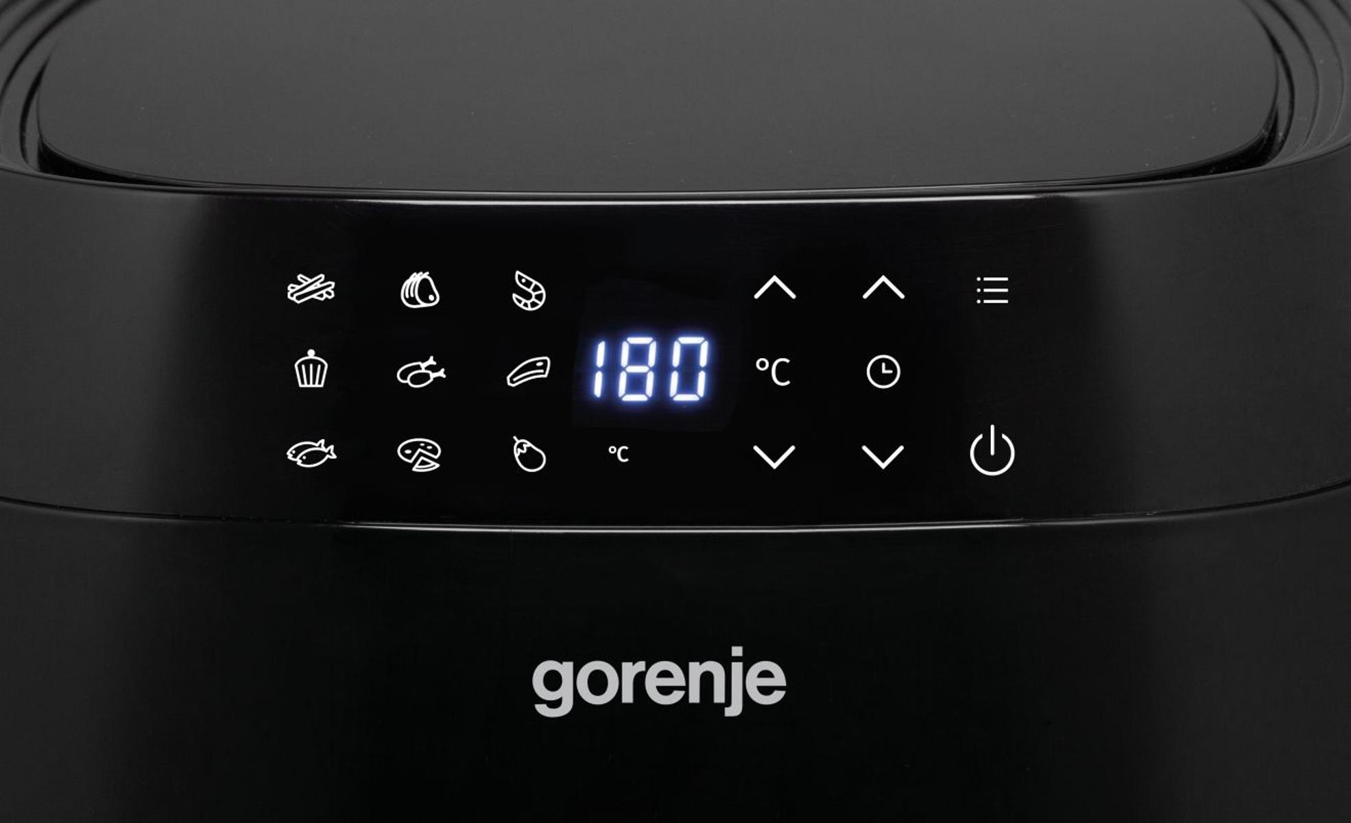 صورة Gorenje AF1409DB مقلاة هوائية 3.2 لتر أسود 1400 واط