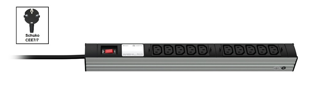 Vertiv Knürr DIS Rack PDU, IEC320, 0U/1U, input Schuko – image 2