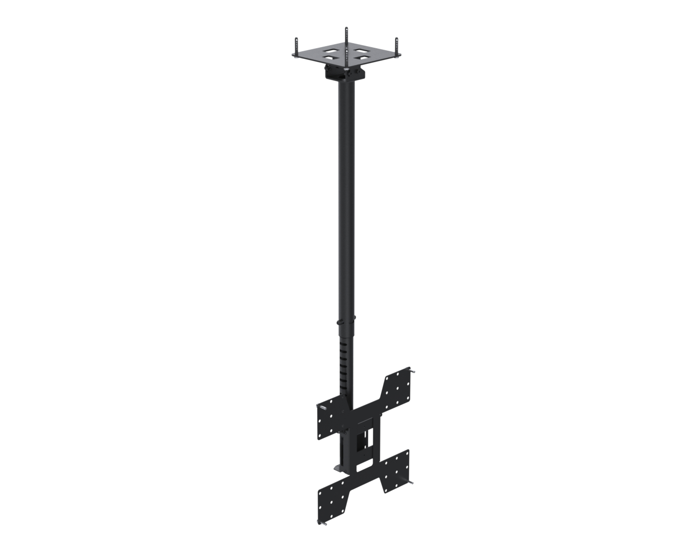 Ergonomic Solutions SpacePole Digital Signage CT4410AA-02 Supporto per display espositivi 1905 cm (75") Nero