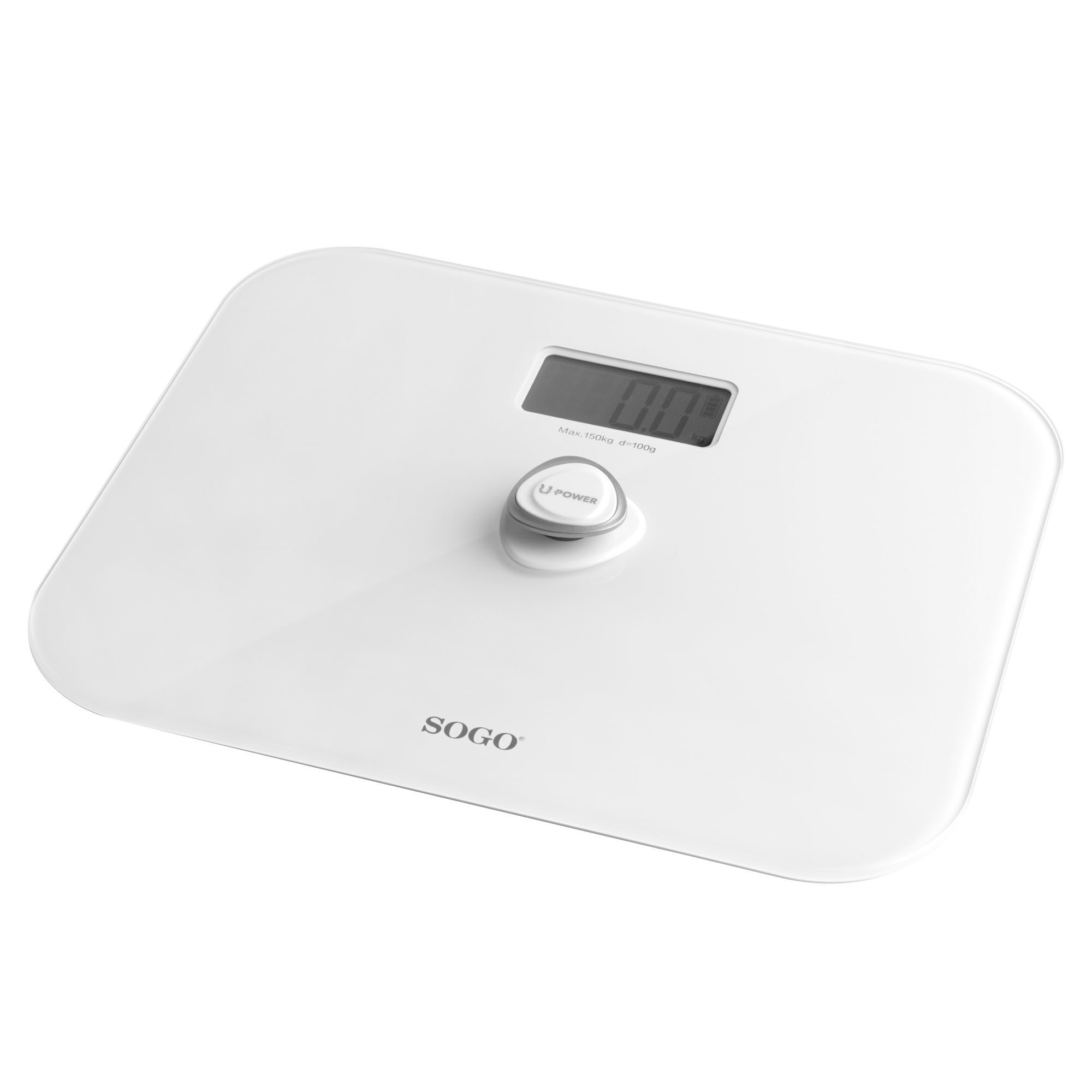 Sogo BAB-SS-2910 personal scale Square White Electronic personal scale – image 2