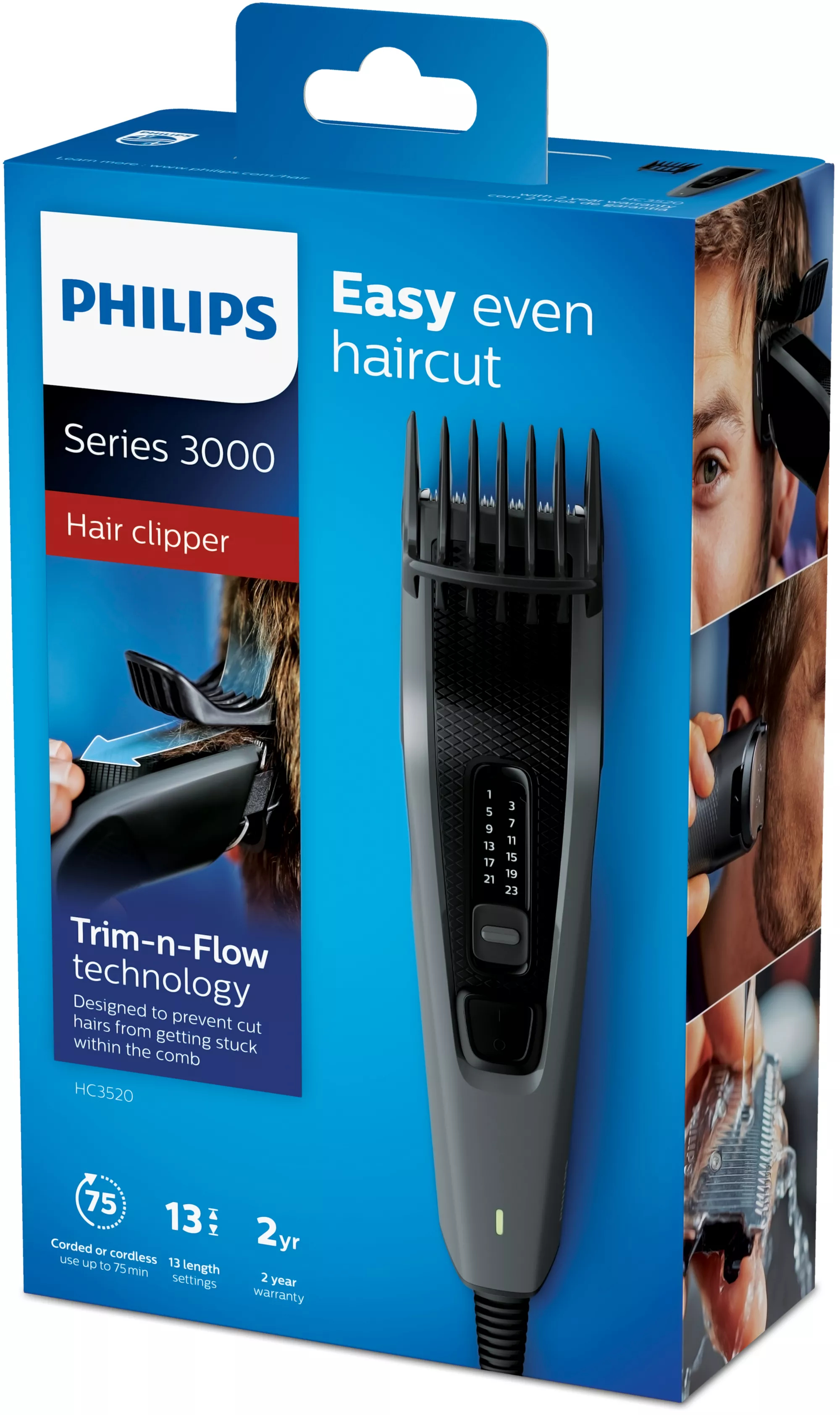 Philips HAIRCLIPPER Series 3000 Hair clipper HC3520/15 – image 2