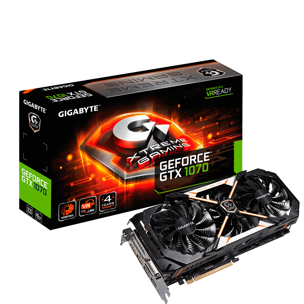 GIGABYTE GAMING GeForce GTX 1070 Xtreme
