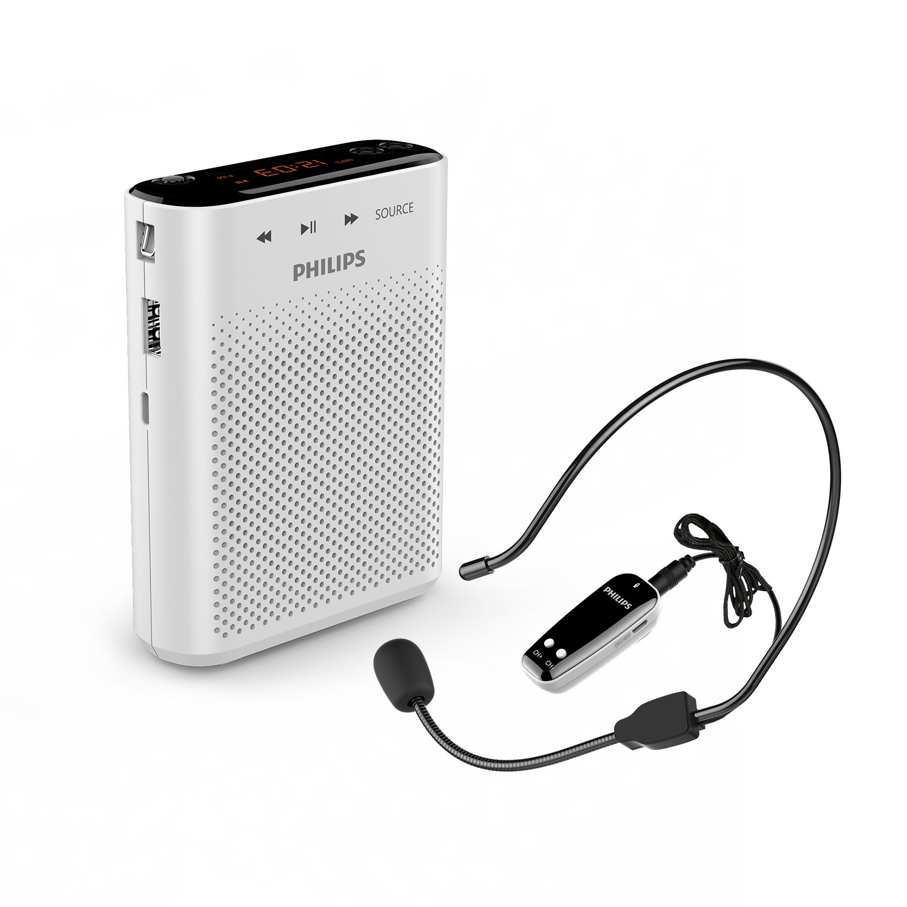 Philips SBM220/93 portable/party speaker Mono portable speaker Black, White