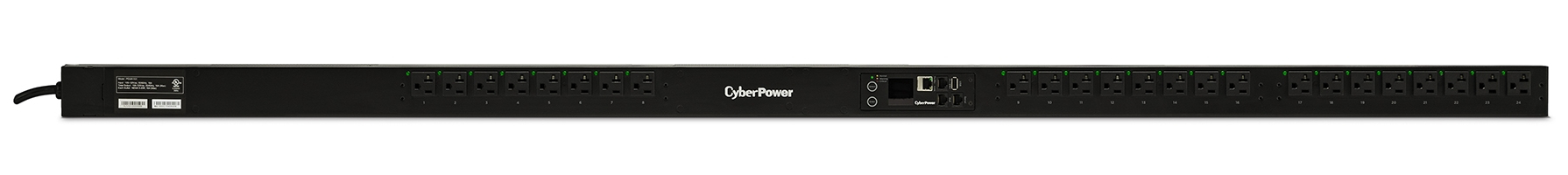 CyberPower PDU41101 power distribution unit (PDU) 24 AC outlet(s) 0U Black – image 2