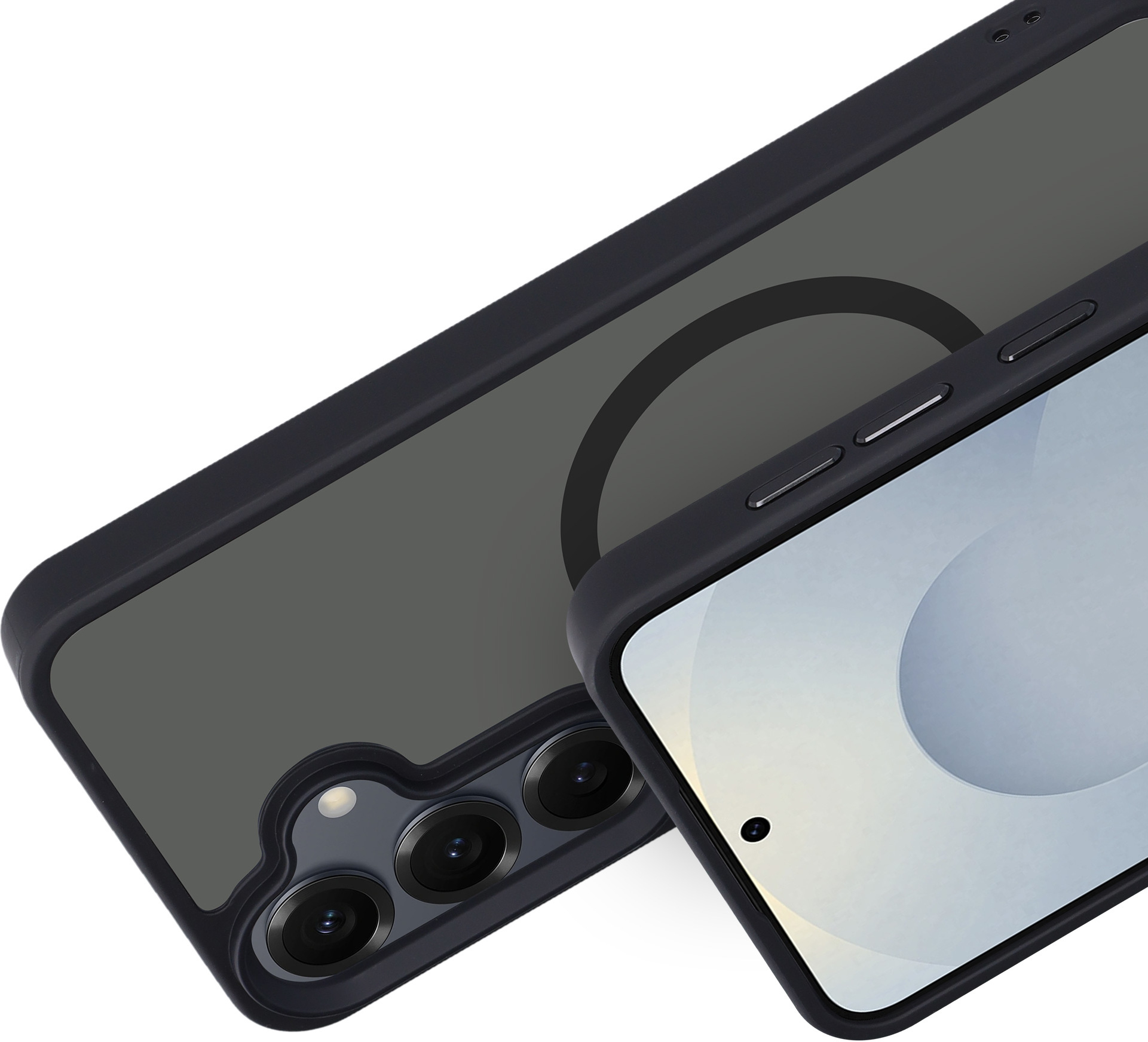 Mobiparts Hardcover Samsung Galaxy S25 Satin Black (Magsafe Compatible) – image 2