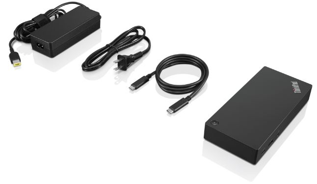 Lenovo 40AS0090TW laptop dock/port replicator Wired USB 3.2 Gen 1 (3.1 Gen 1) Type-C Black – image 3