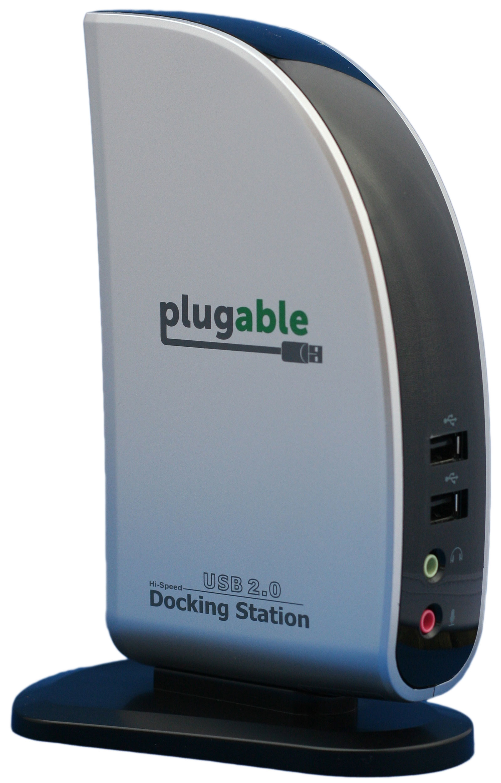 Plugable Technologies UD-160-A laptop dock/port replicator Wired USB 2.0 Black, Silver