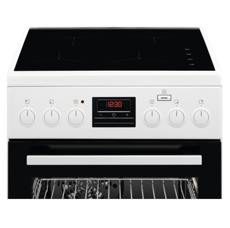AEG CIB56484BW Freestanding cooker Electric Zone induction hob Black, White – image 2