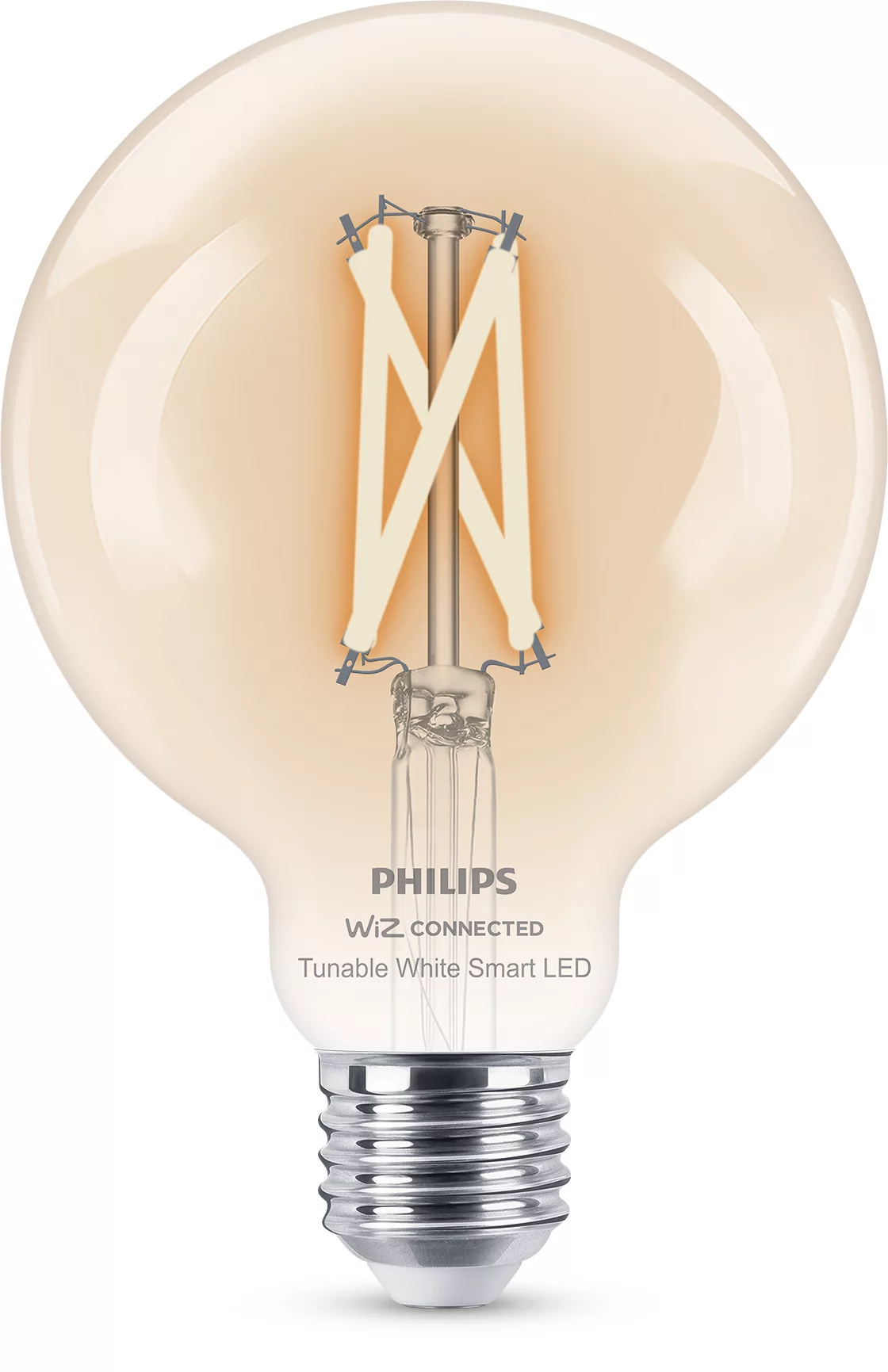 Philips by Signify Philips Smart LED Filament G95 Bulb, E27 Base, 806 lm