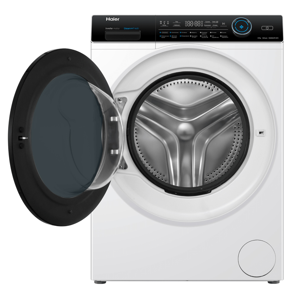 Haier 979 HWD80-BP14979 washer dryer Freestanding Front-load White – image 4