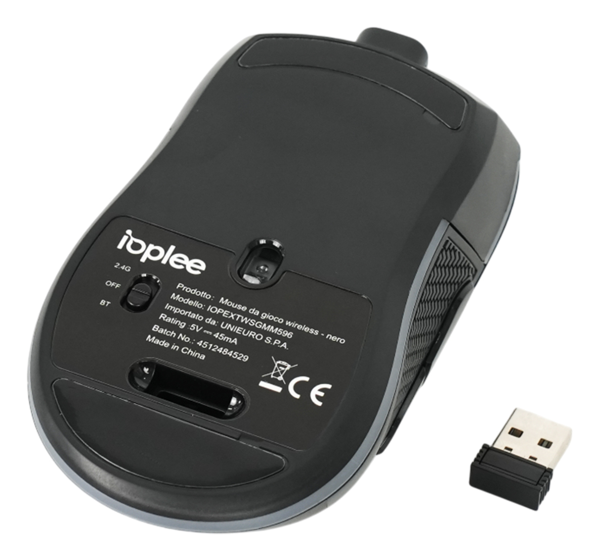 IOPLEE IOPEXTWSGMM596 mouse Gaming Right-hand RF Wireless + Bluetooth + USB Type-C 18000 DPI – image 4