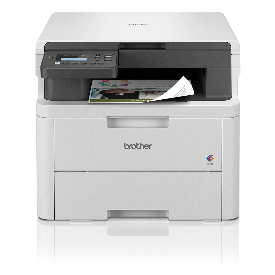 Brother DCP-L3515CDW Multifunktionsdrucker LED Farbe 18 ppm Grau, Weiß