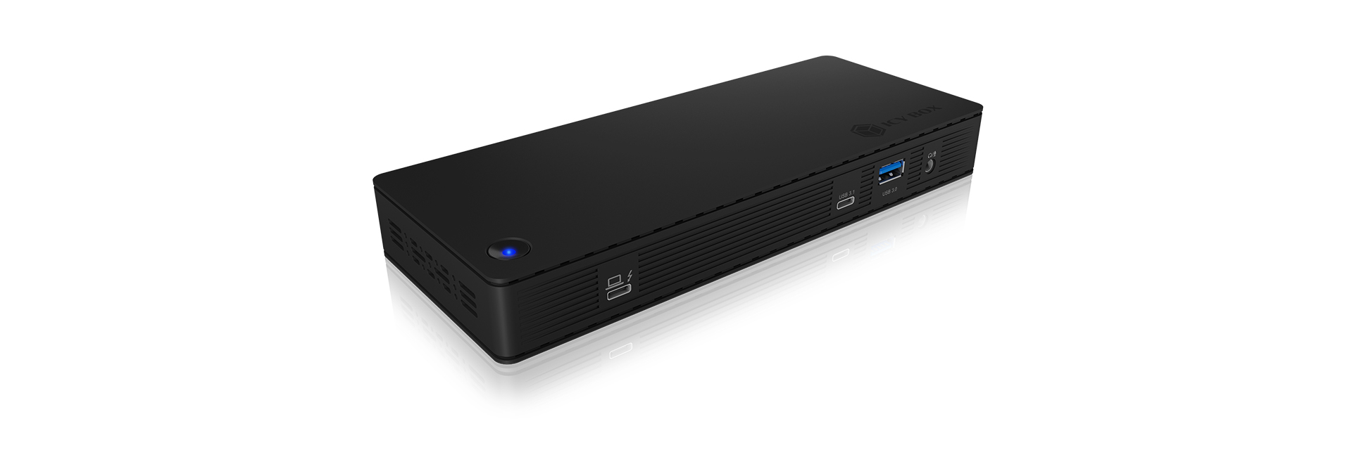 ICY BOX IB-DK2512-TB3 Wired Thunderbolt 3 Black