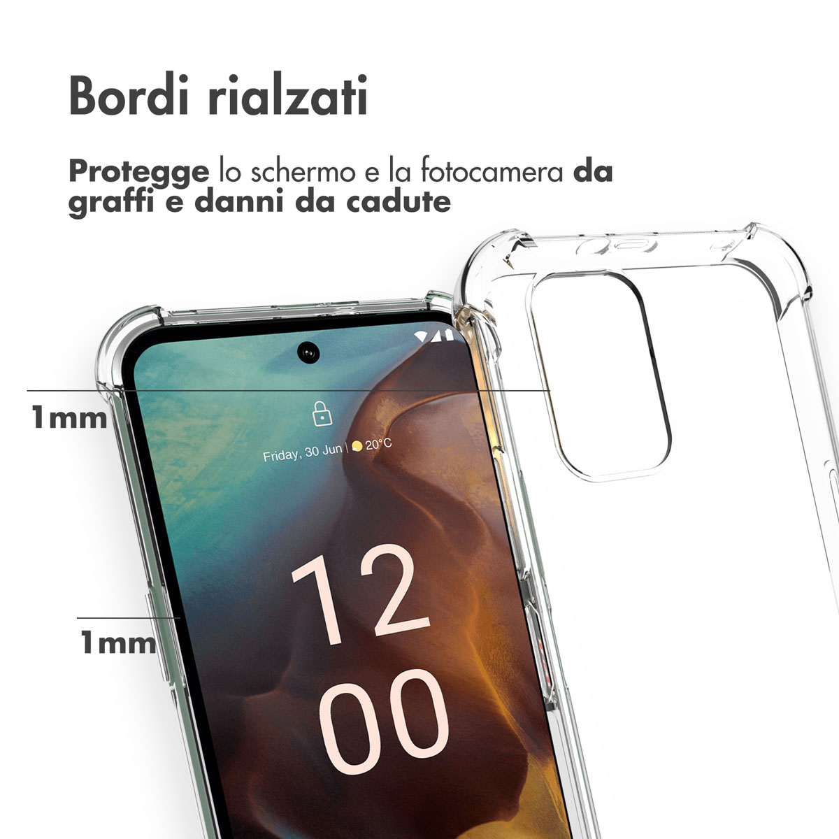 Accezz SH00065530 mobile phone case Transparent – image 4