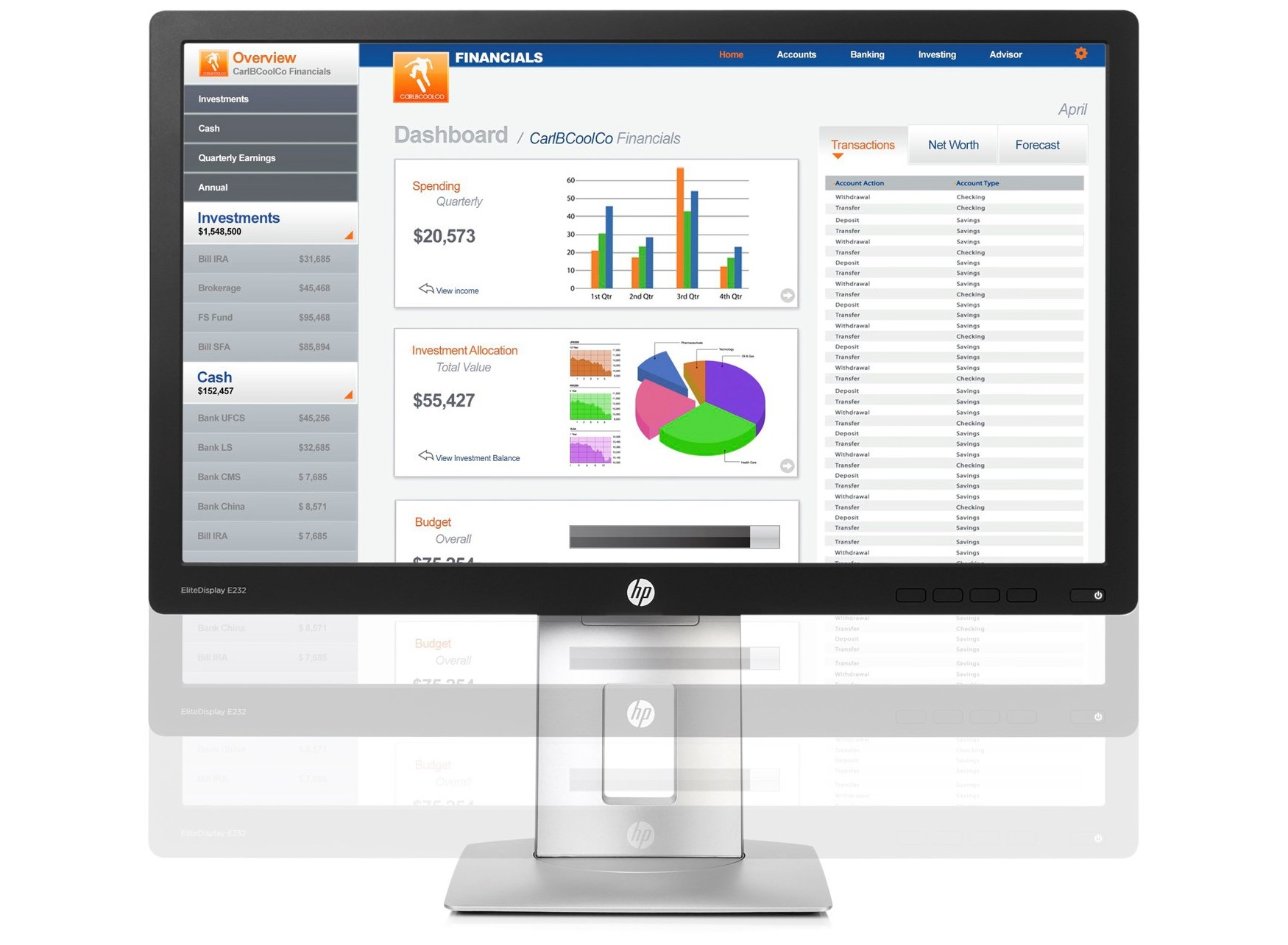 HP EliteDisplay E232 – image 6