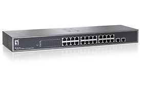 LevelOne GSW-2650 network switch Unmanaged Black