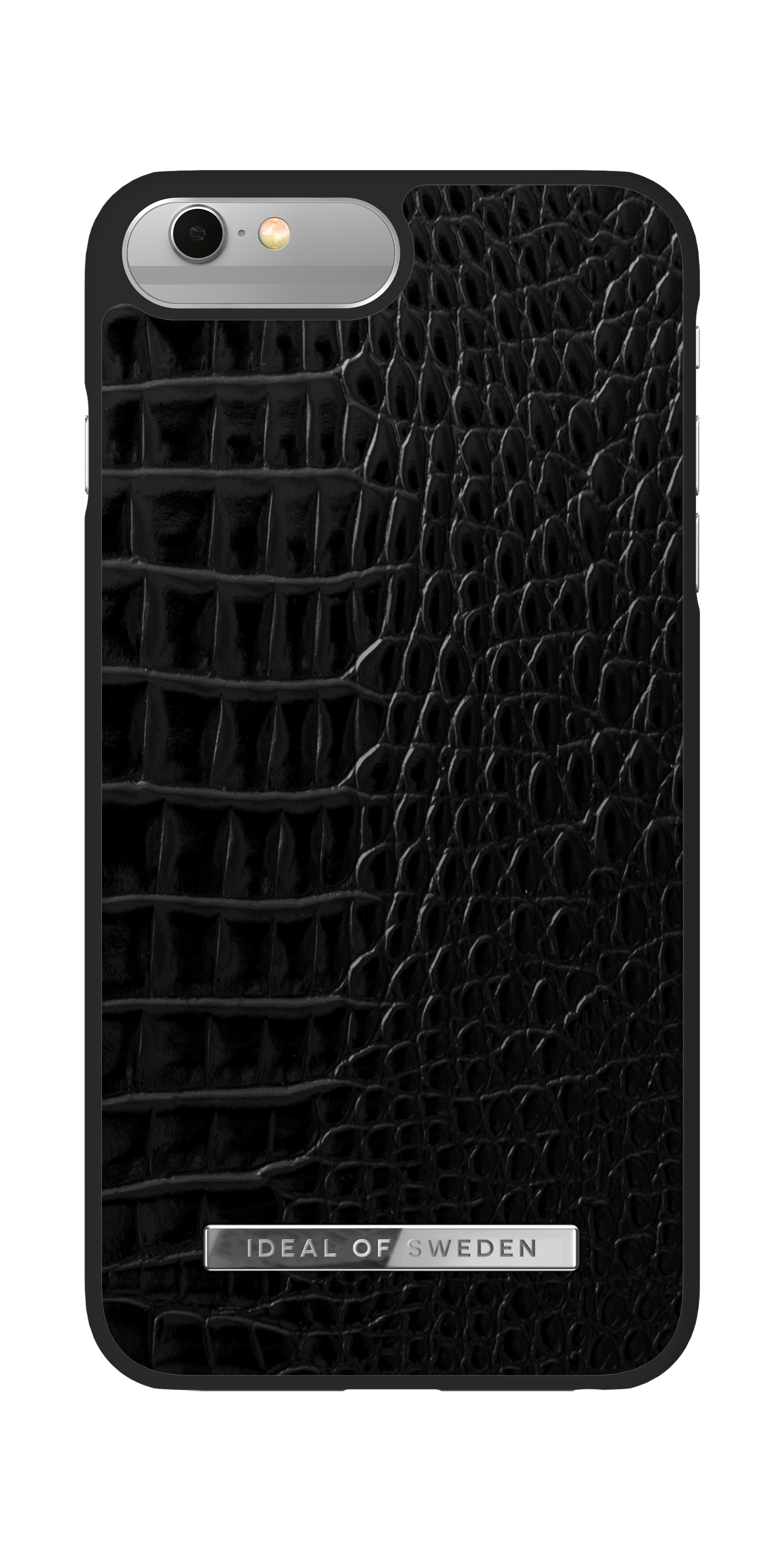 iDeal of Sweden Atelier Case iPhone 8/7/6/6S P Neo Noir Croco Slvr – image 5