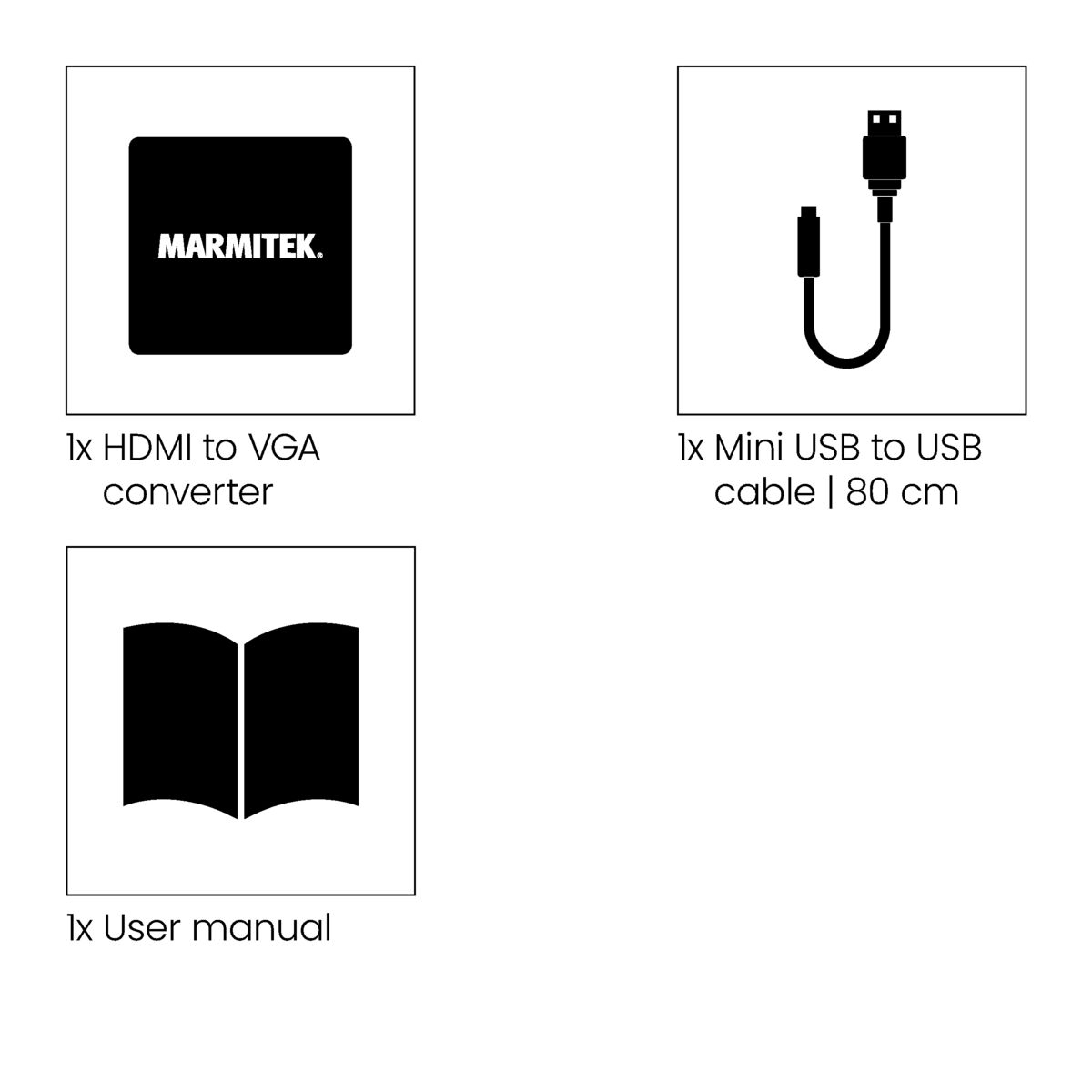 Marmitek Connect HV15 - HDMI to VGA adapter – image 6