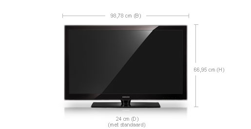 Samsung LE40A686M1F 101.6 cm (40") Full HD Black