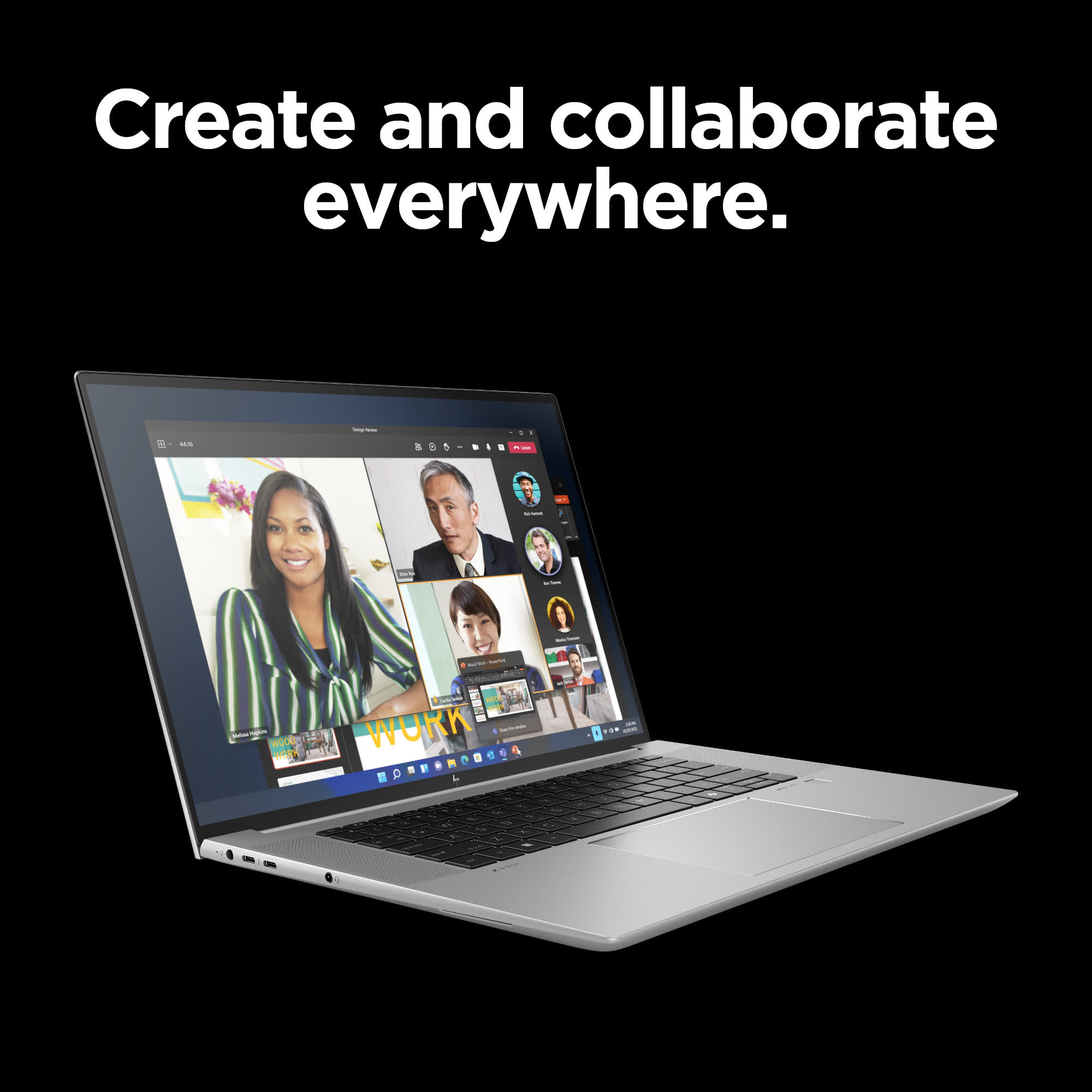 HP ZBook Studio G11 Intel Core Ultra 9 185H Mobile workstation 40.6 cm (16″) WQUXGA 64 GB DDR5-SDRAM 2 TB SSD NVIDIA RTX 3000 Ada Wi-Fi 7 (802.11be) Windows 11 Pro AI Workstation, AI PC Silver image 7