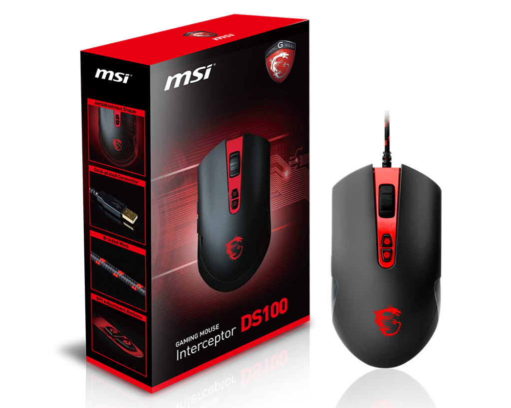 MSI DS100 mouse Gaming Ambidextrous USB Type-A Laser 3500 DPI – image 5