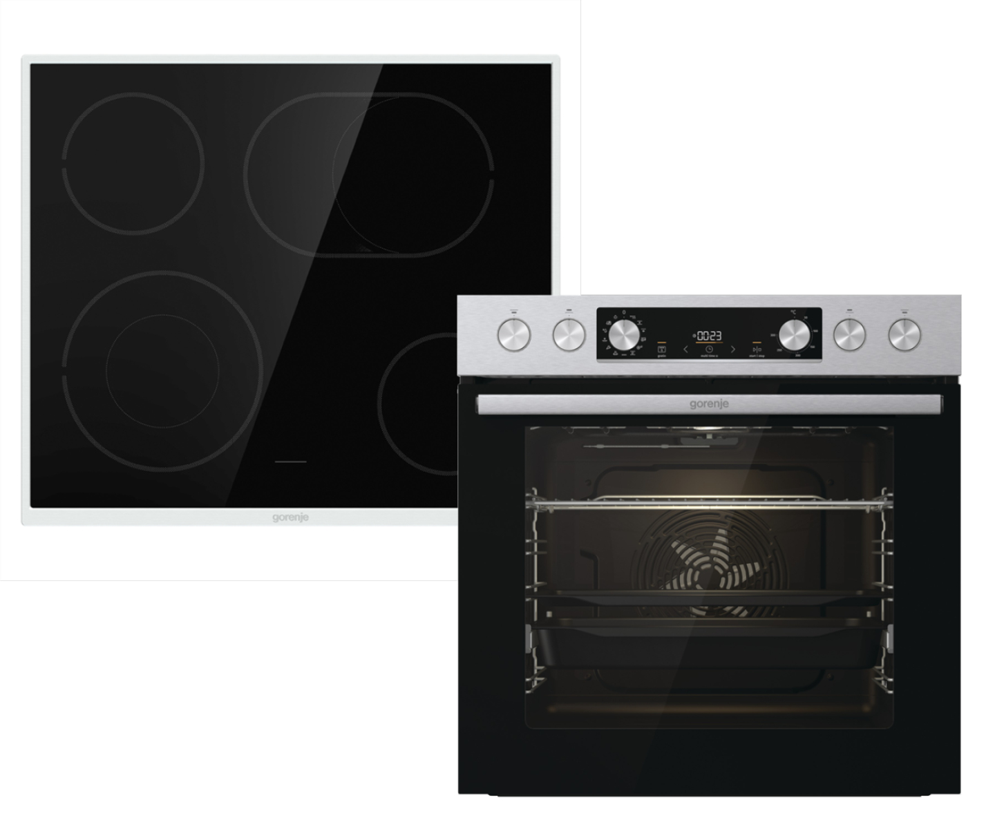 Gorenje Hot Air Set 2 (BCS6737E06X + ECD634X)