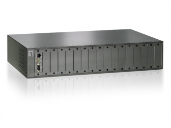 LevelOne 16-Slot Modular Managed Converter Chassis – image 2