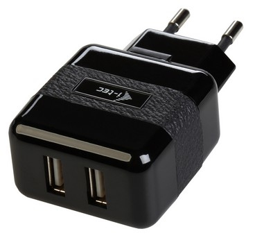i-tec CHARGER2P10W mobile device charger Mobile phone, Tablet, Smartphone Black AC Indoor – image 2