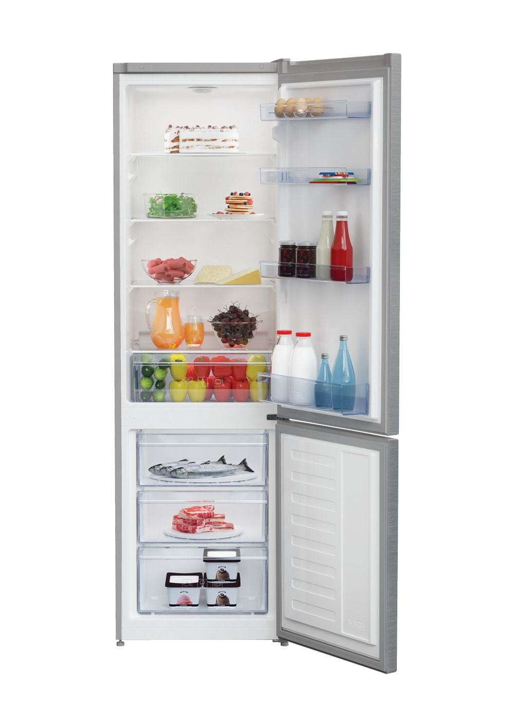 Beko CSA270K30XPN fridge-freezer Freestanding – image 3