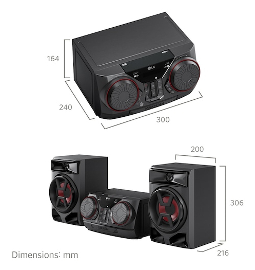 LG CK43N home audio system Home audio mini system – image 2