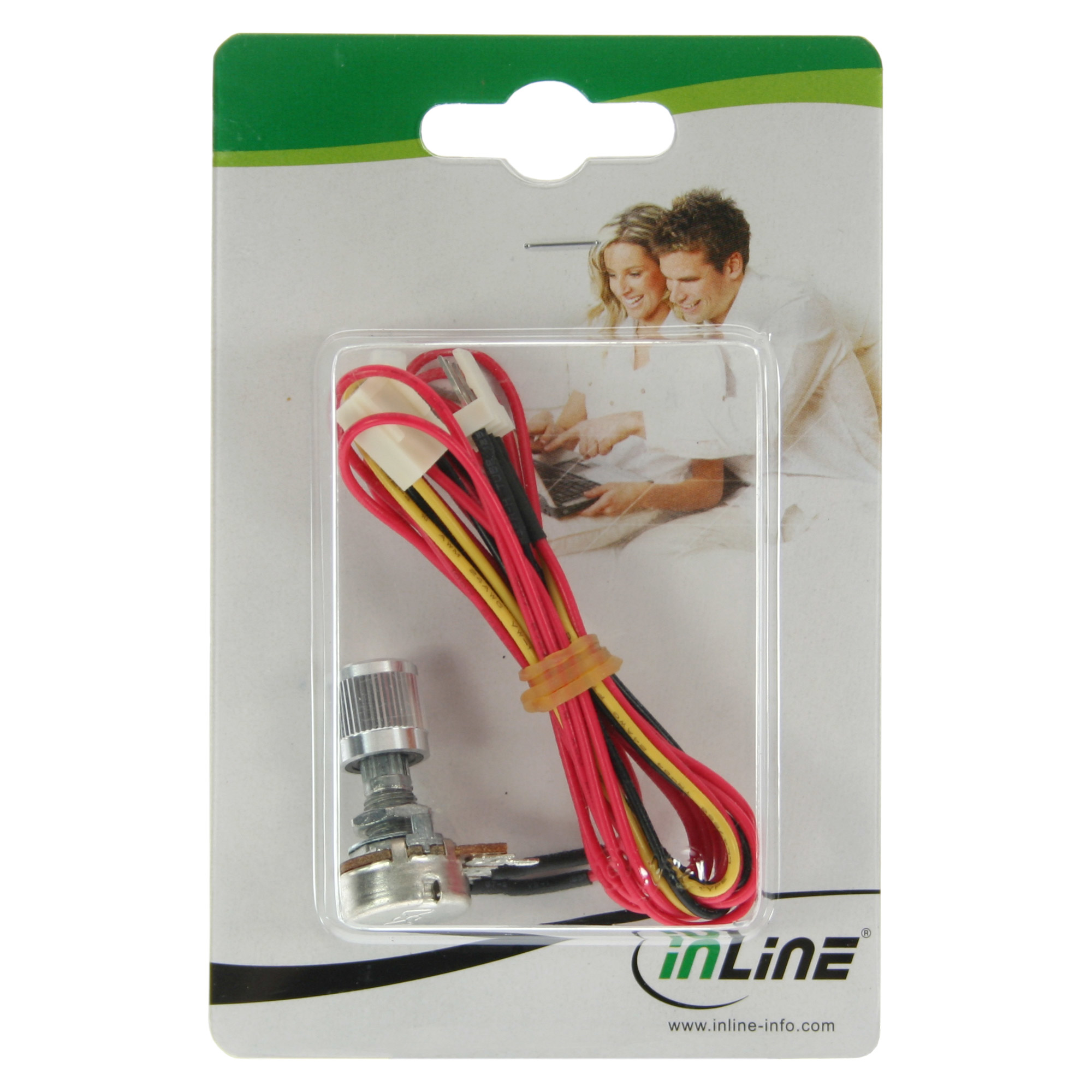 InLine Rotary Potentiometer with Cable and 3-Pin fan connector – image 2