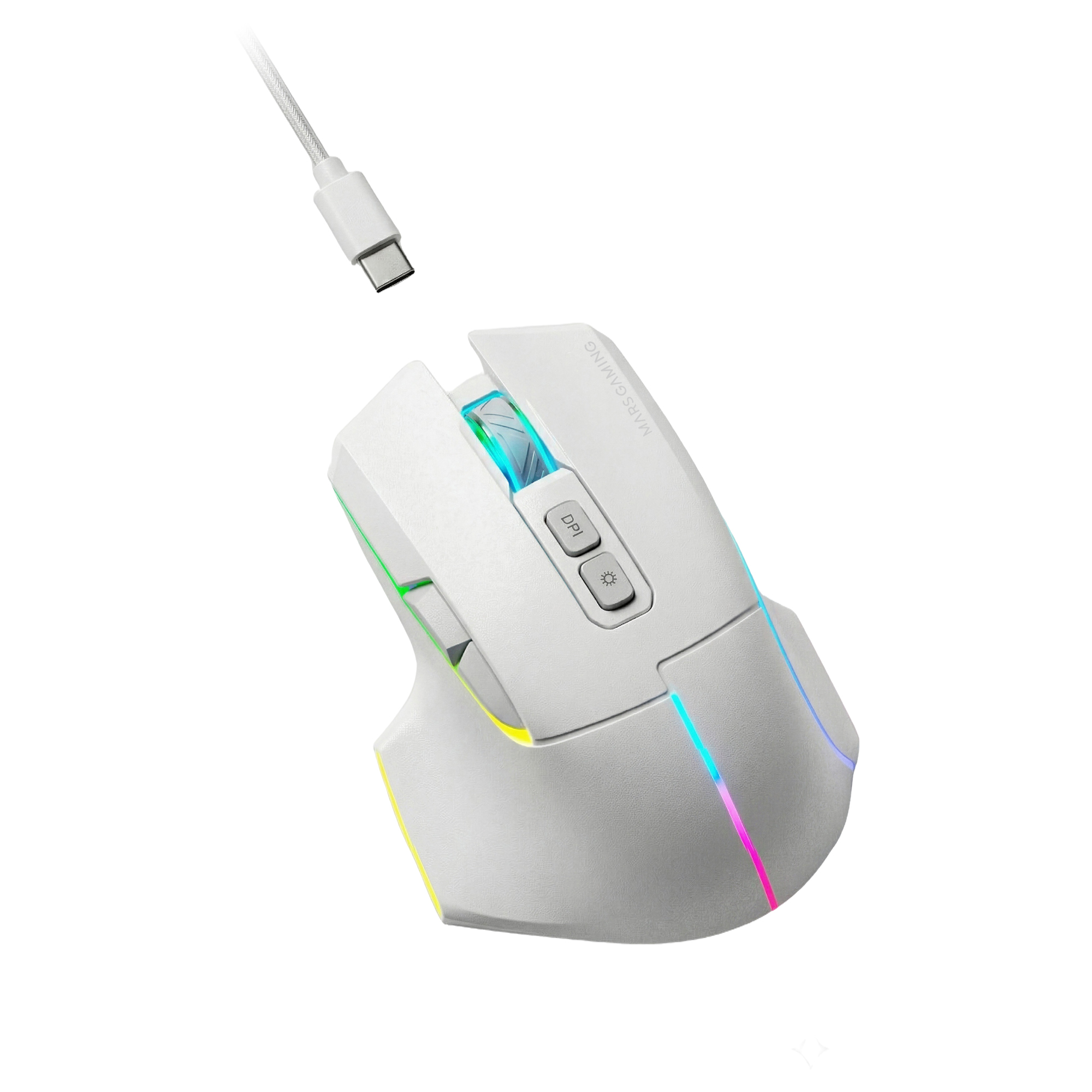 Mars Gaming MMWVECTORW mouse Right-hand RF Wireless + Bluetooth + USB Type-A Optical 12000 DPI – image 4