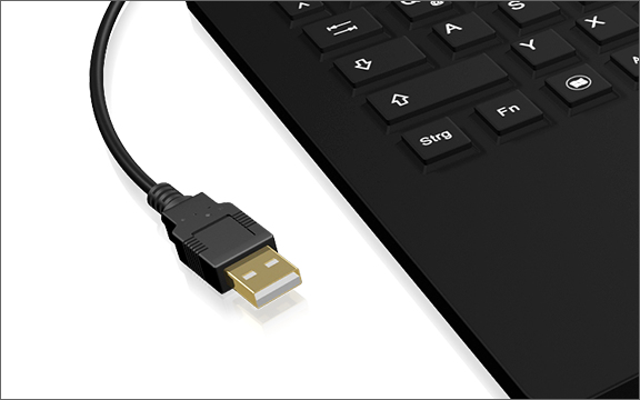 KeySonic KSK-5230IN keyboard Universal USB QWERTZ Black – image 5
