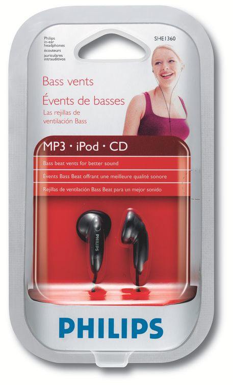 Philips SHE1360 In-Ear Headphones – image 2