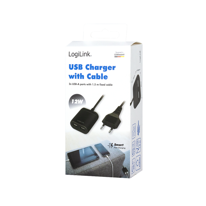 LogiLink PA0255 mobile device charger Universal Black AC Indoor – image 8