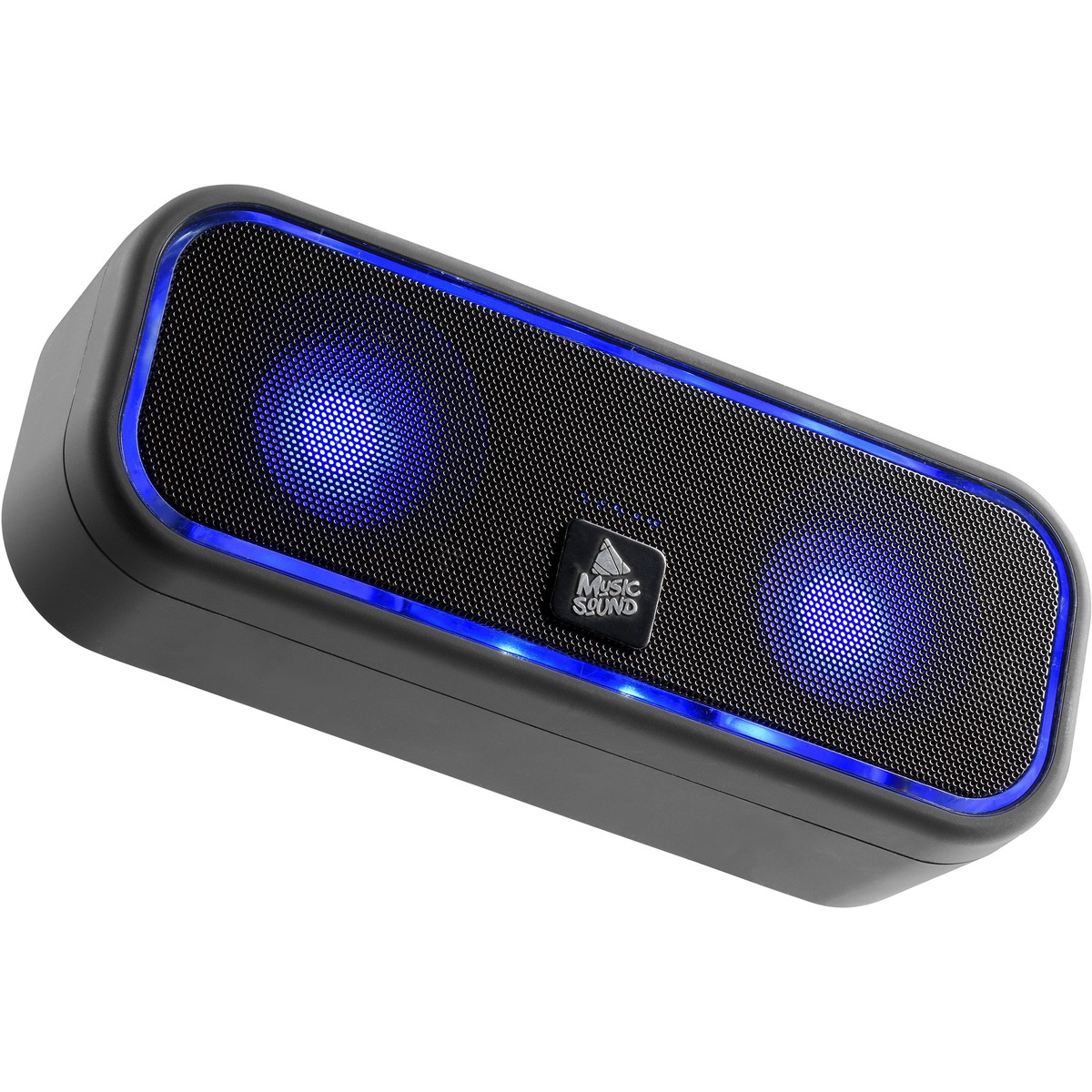 Music Sound Bluetooth Speaker MS Stripe LED Black – image 2