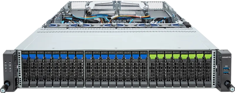 GIGABYTE R283-Z96-AAJ3 LGA 6096 Rack (2U) Black, Steel – image 2