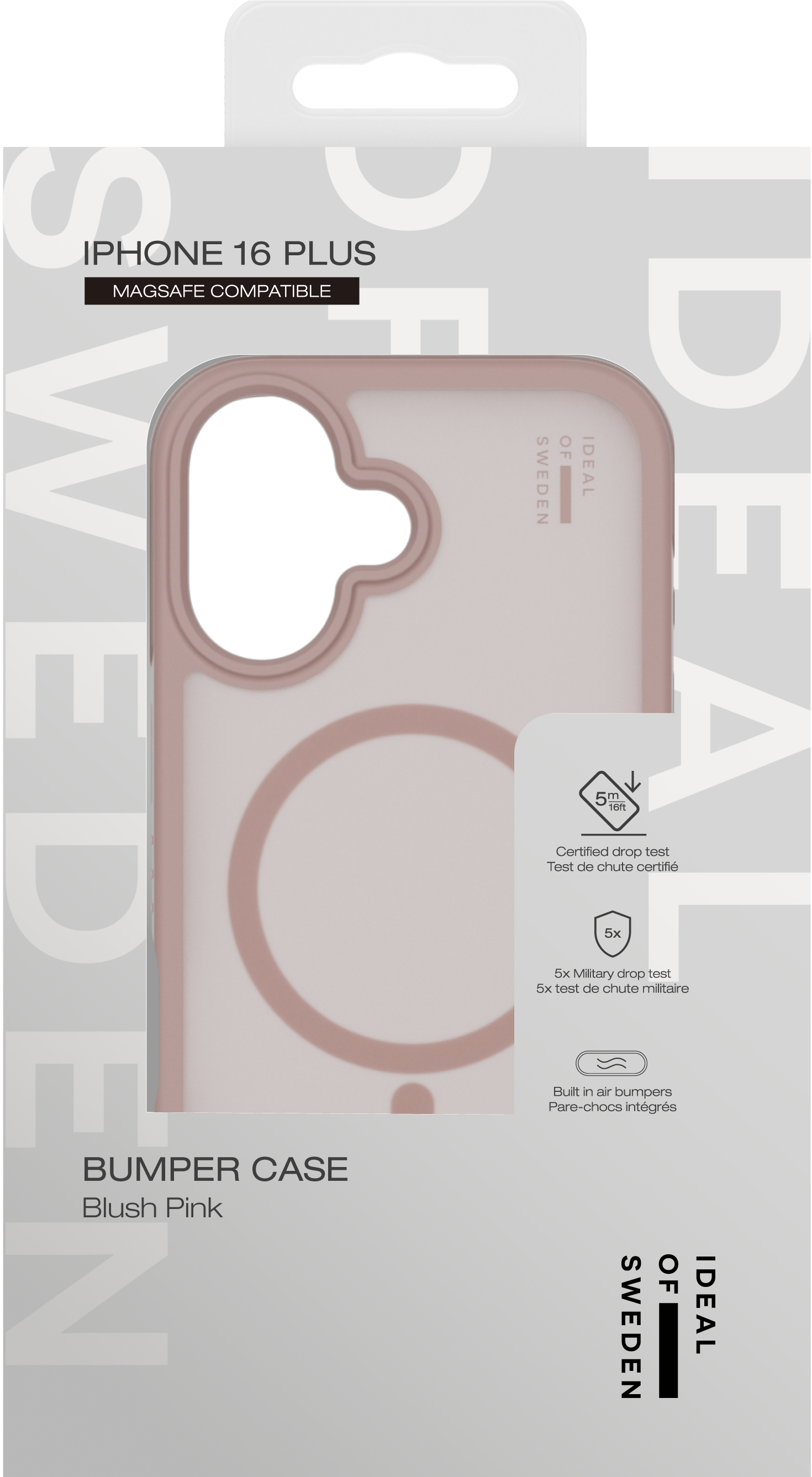 iDeal of Sweden Ideal Bumper Case MagSafe iPhone 16 Plus Blush Pink – image 4