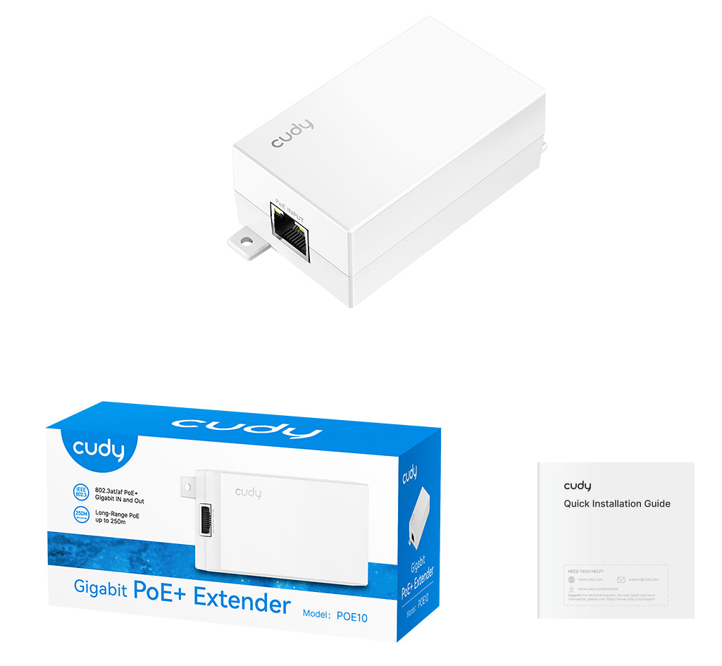 Cudy POE10 PoE adapter Gigabit Ethernet – image 3