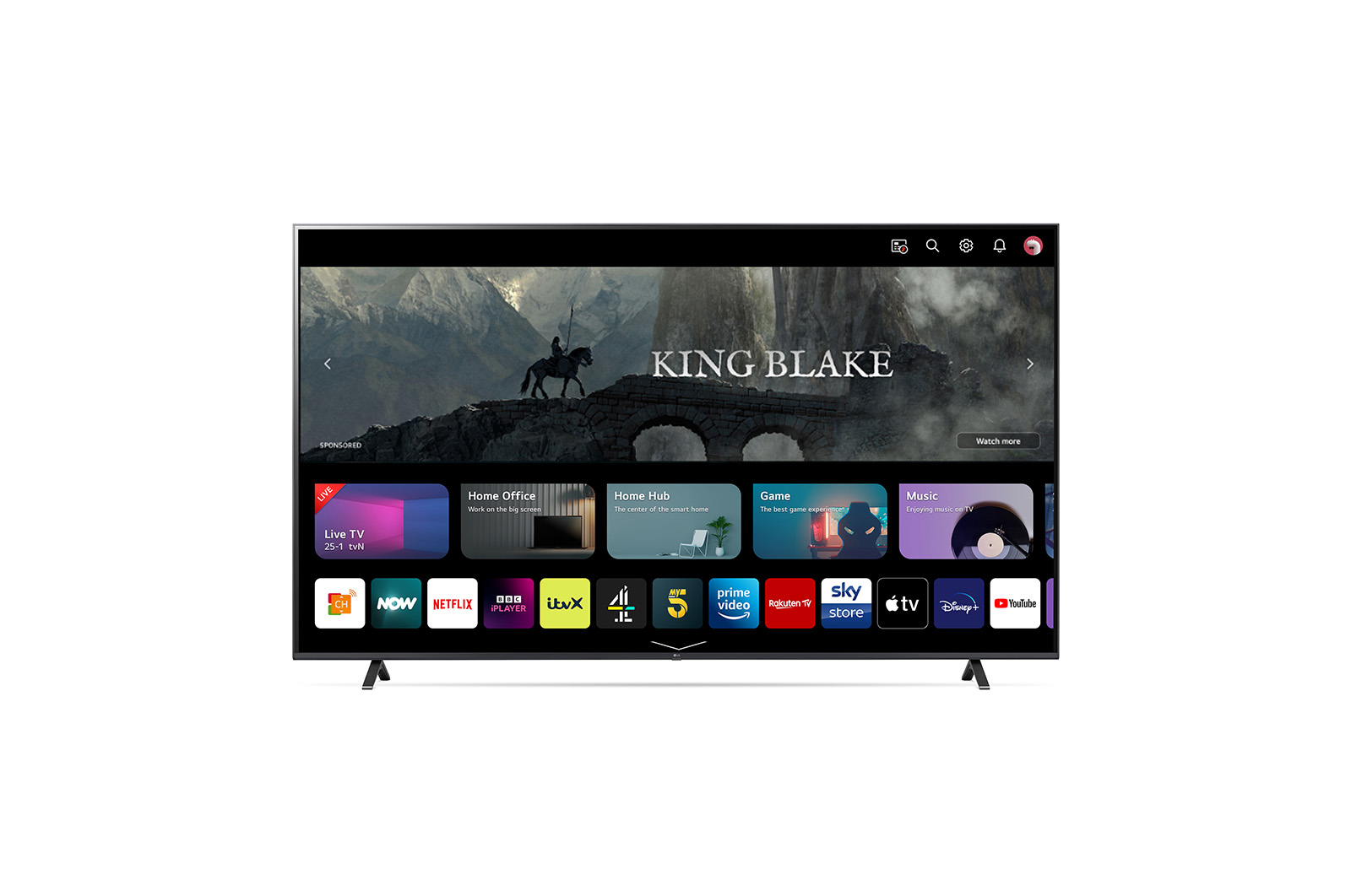 LG UHD 86UR78006LB 2.18 m (86") 4K Ultra HD Smart TV Wi-Fi Black – image 3